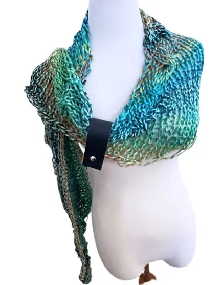 Alfie shawl, knit kit 40% off