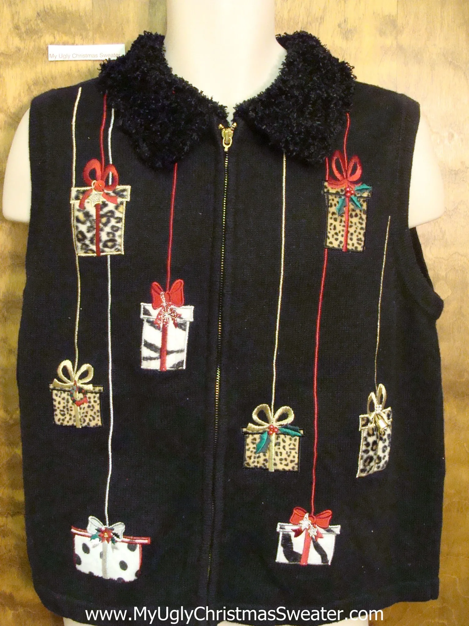 Animal Print Gifts Ugliest Bad Christmas Sweaters Vest