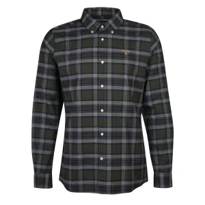 Barbour Helton Tailored Fit Shirt Olive