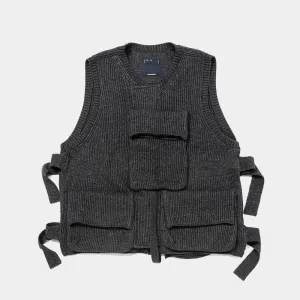 Body Armor Knit Vest (Charcoal) / MW-KT24201