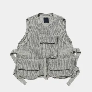 Body Armor Knit Vest (Grey) / MW-KT24201