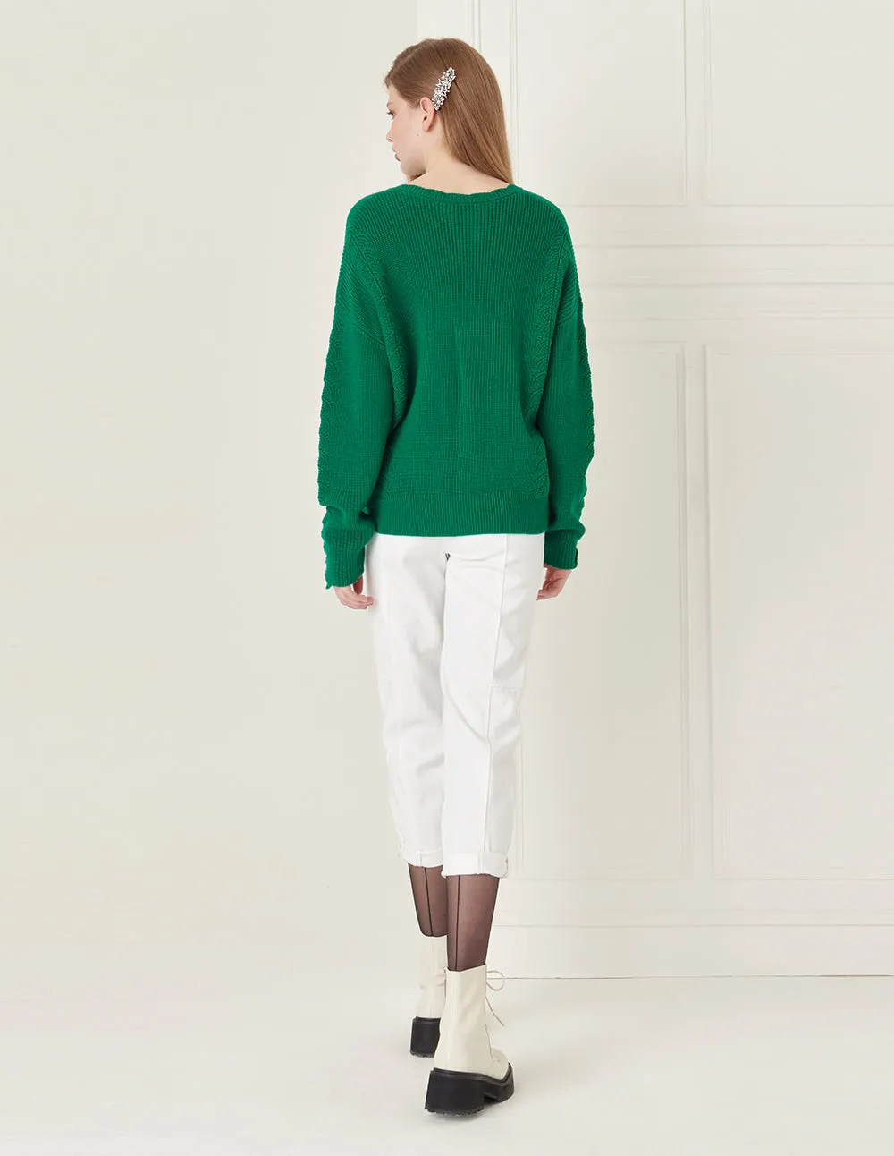 BORA AKSU V-Neck Wool Knitted Pullover