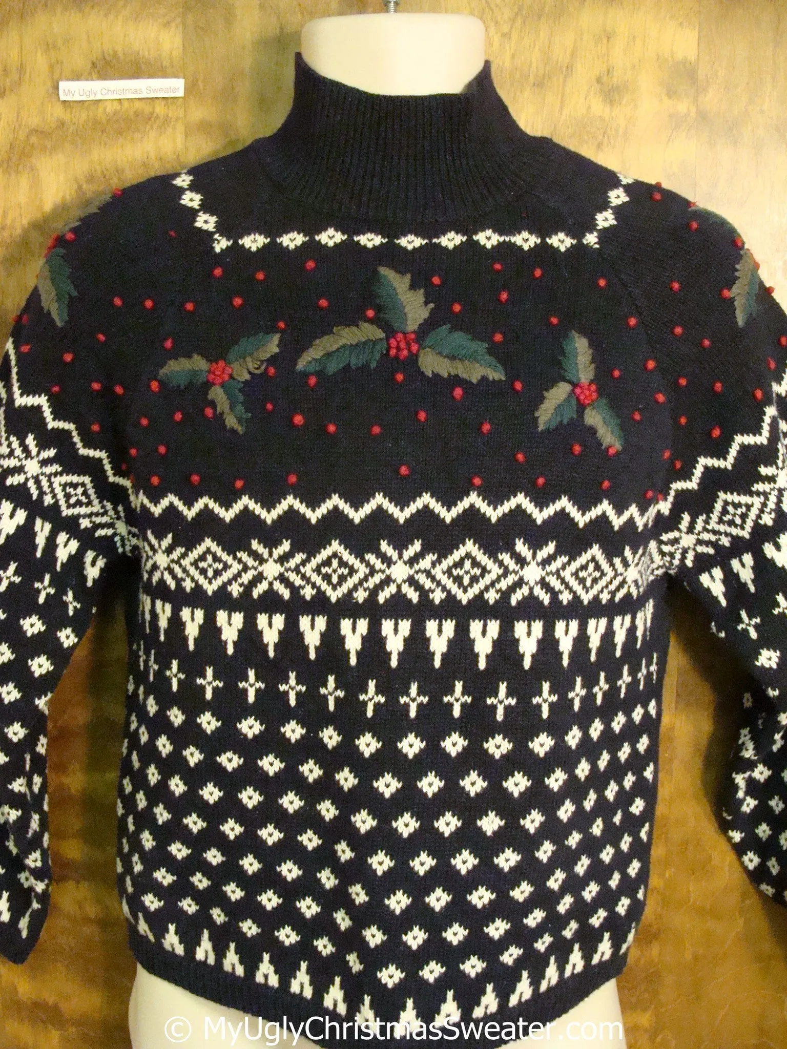 Classic 80s Nordic Ugly Christmas Sweater Pullover