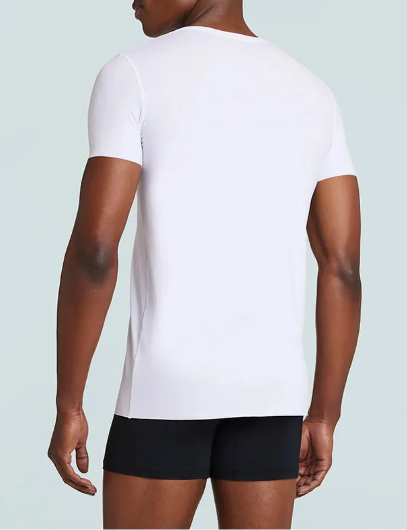 Commando Men's V-neck Undershirt The Classic White