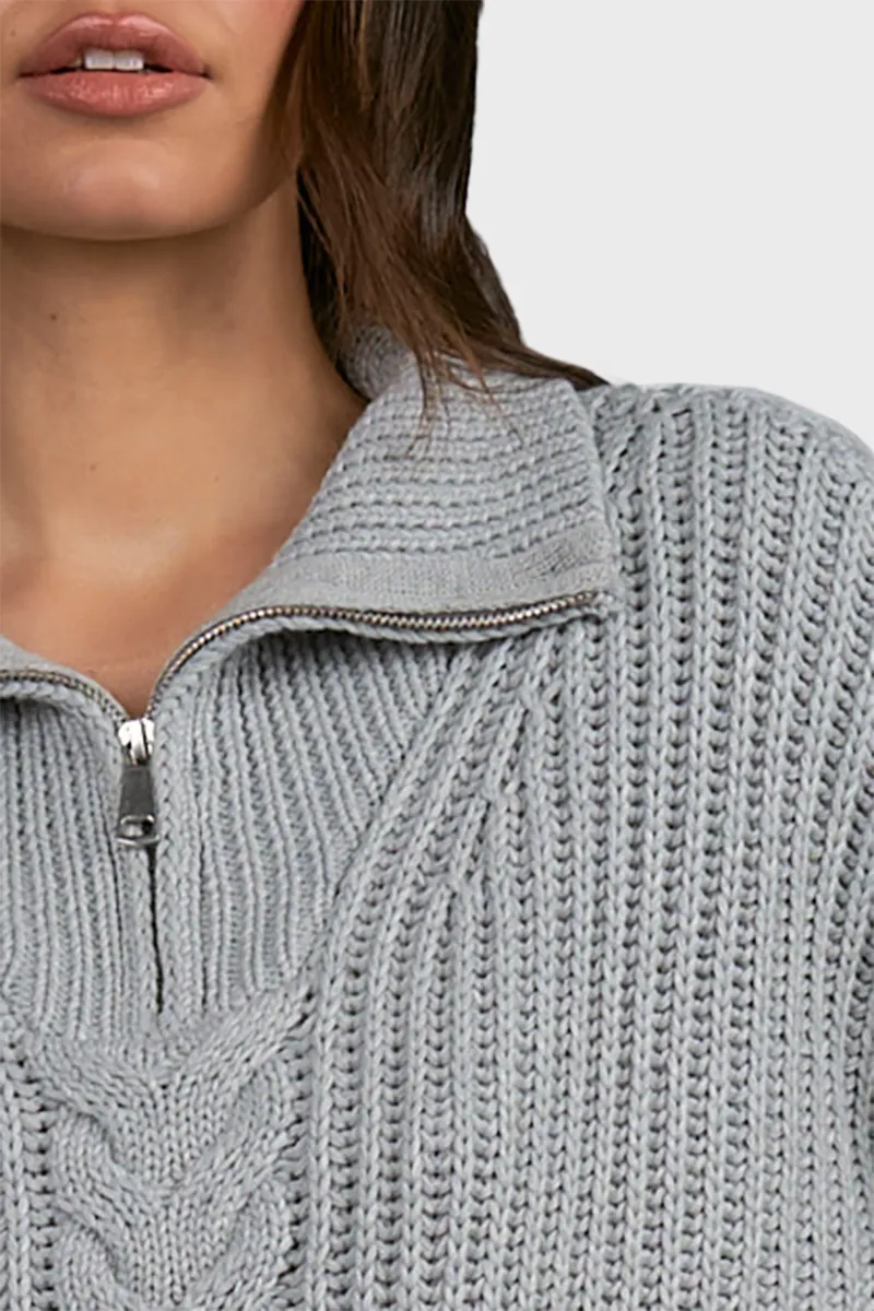 Elan Seed Stitch Shawl Collar Pullover Sweater