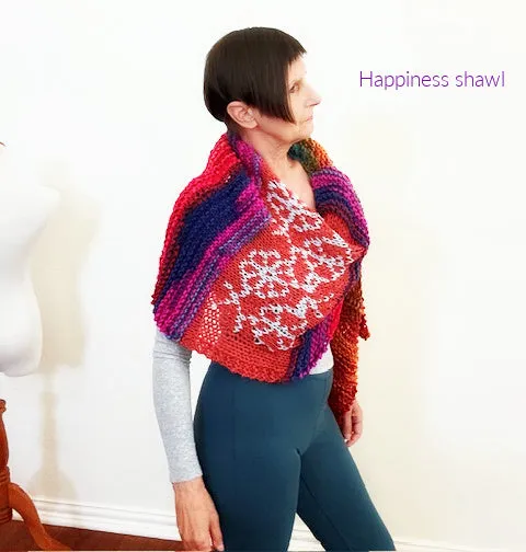 Happiness in a shawl