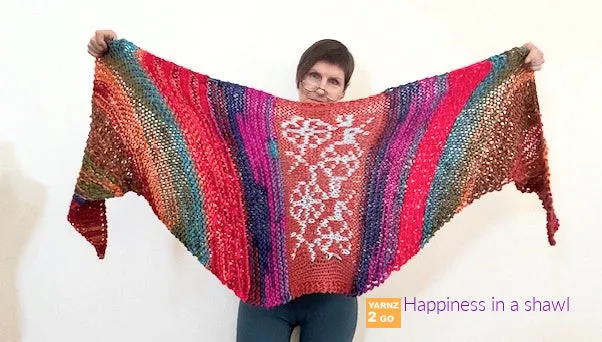 Happiness in a shawl