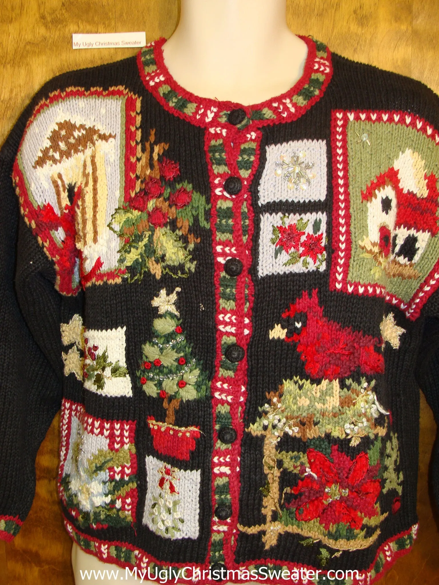 Horrible Busy Ugly Festive Xmas Sweater