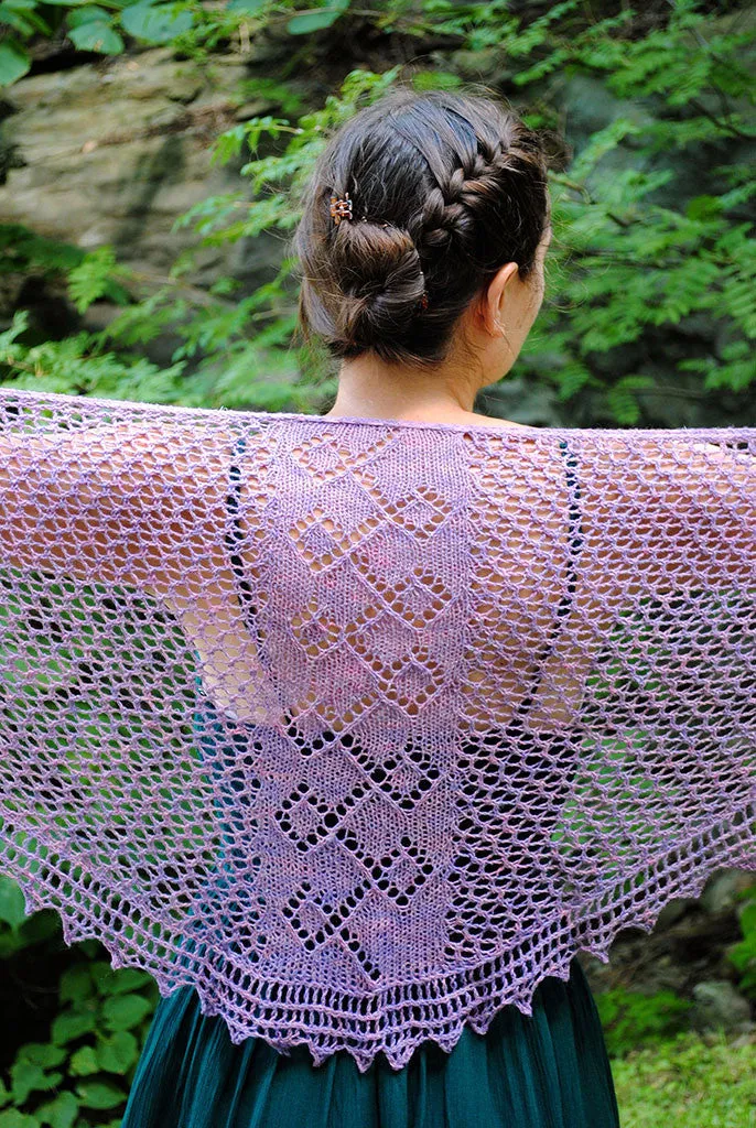 Meandering Pathway Shawl