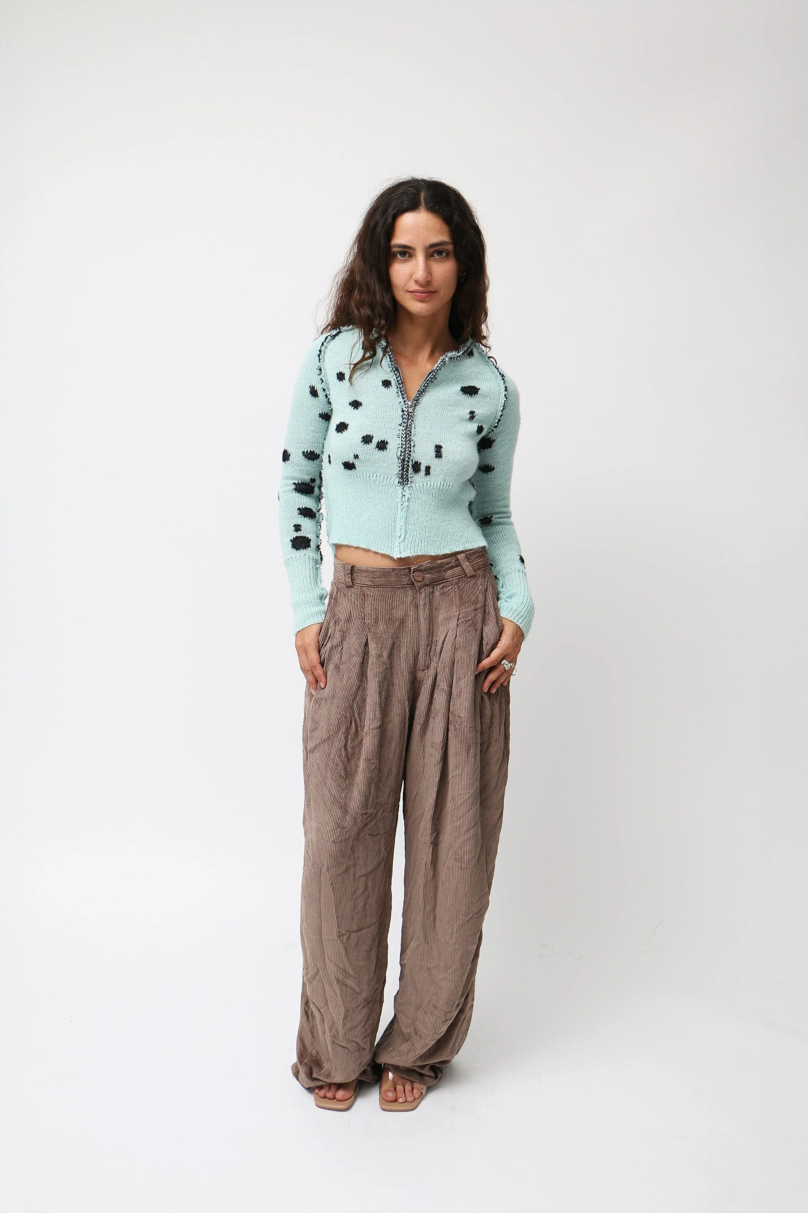 Mint Dalmatian Cardigan