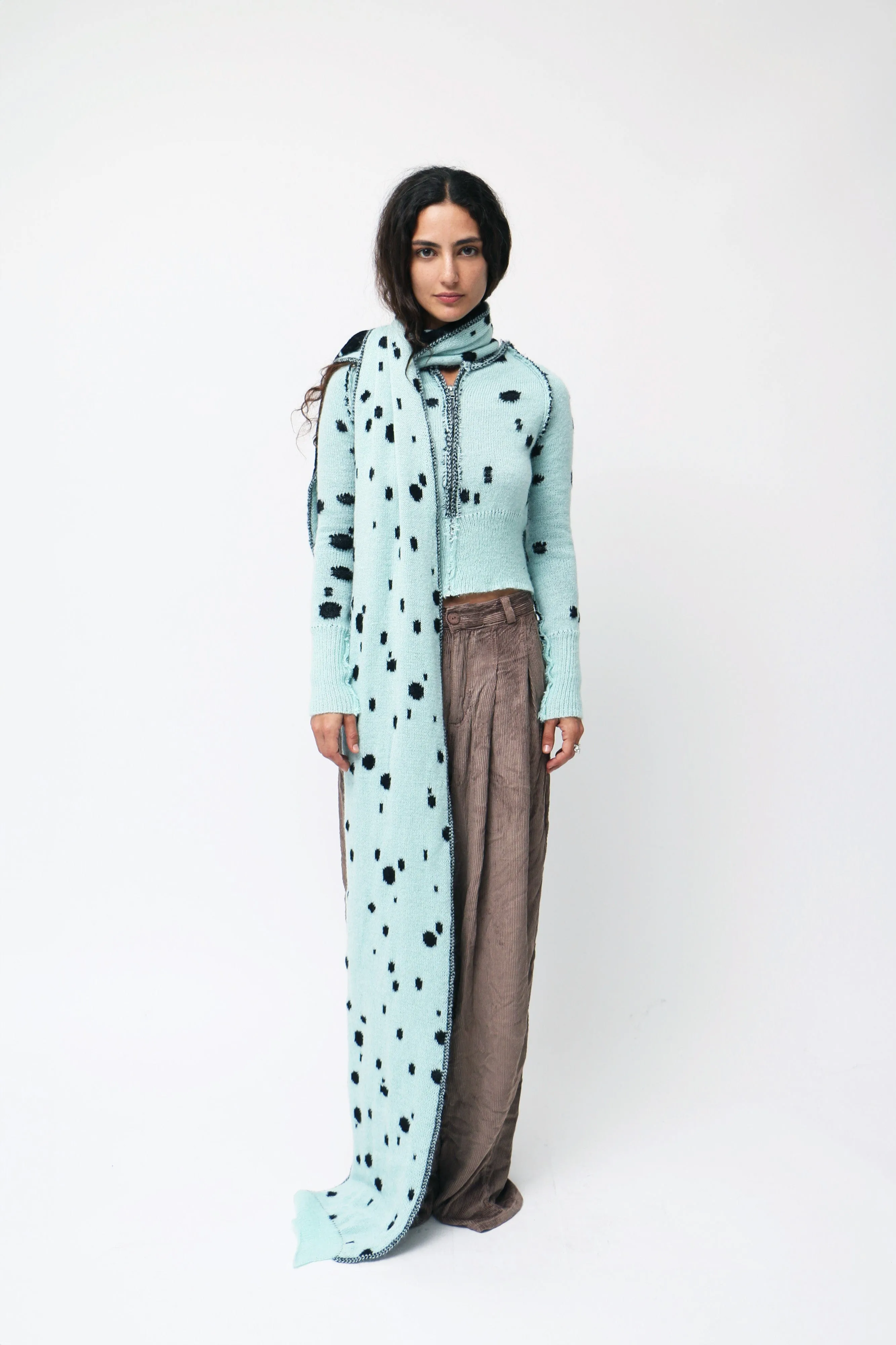 Mint Dalmatian Cardigan