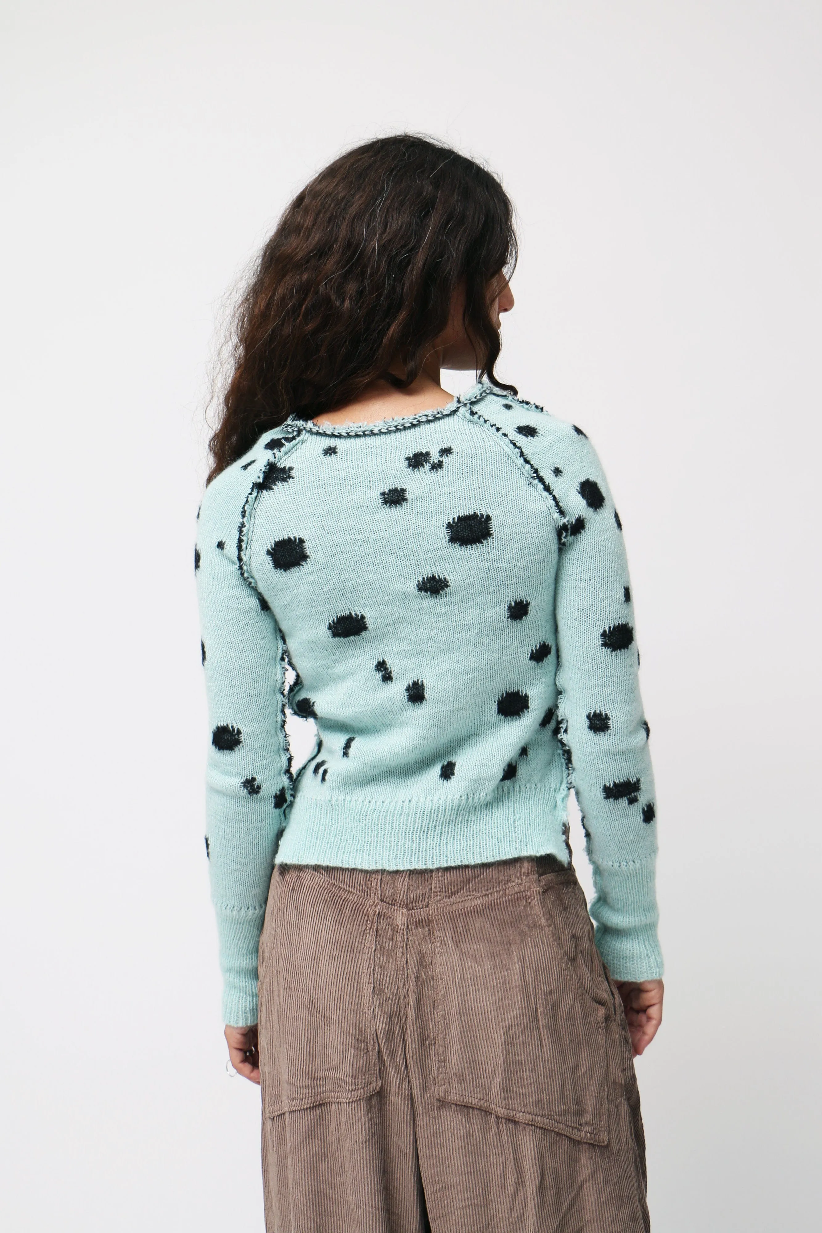 Mint Dalmatian Cardigan