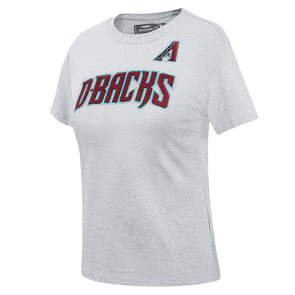 MLB ARIZONA DIAMONDBACKS CLASSIC WOMEN'S SJ SLIM FIT TEE (HEATHER GREY)