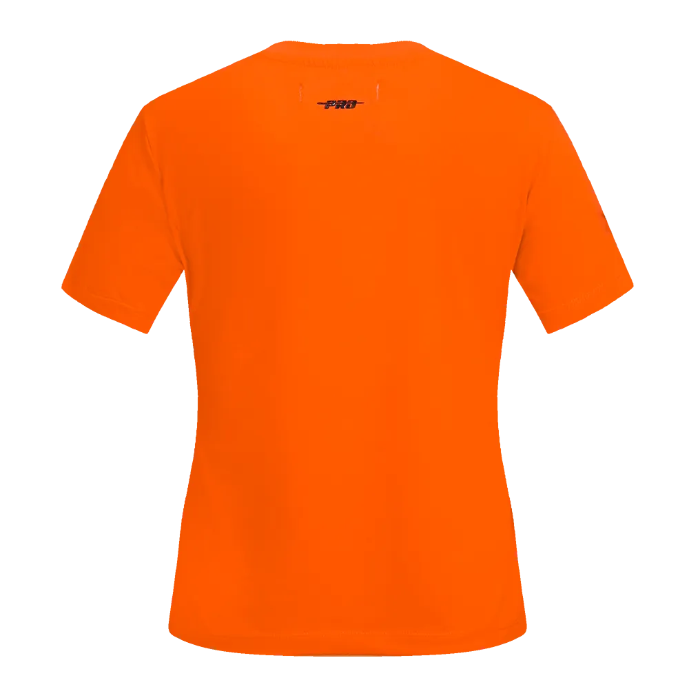 MLB BALTIMORE ORIOLES CLASSIC WOMEN'S SLIM FIT TEE (ORANGE)