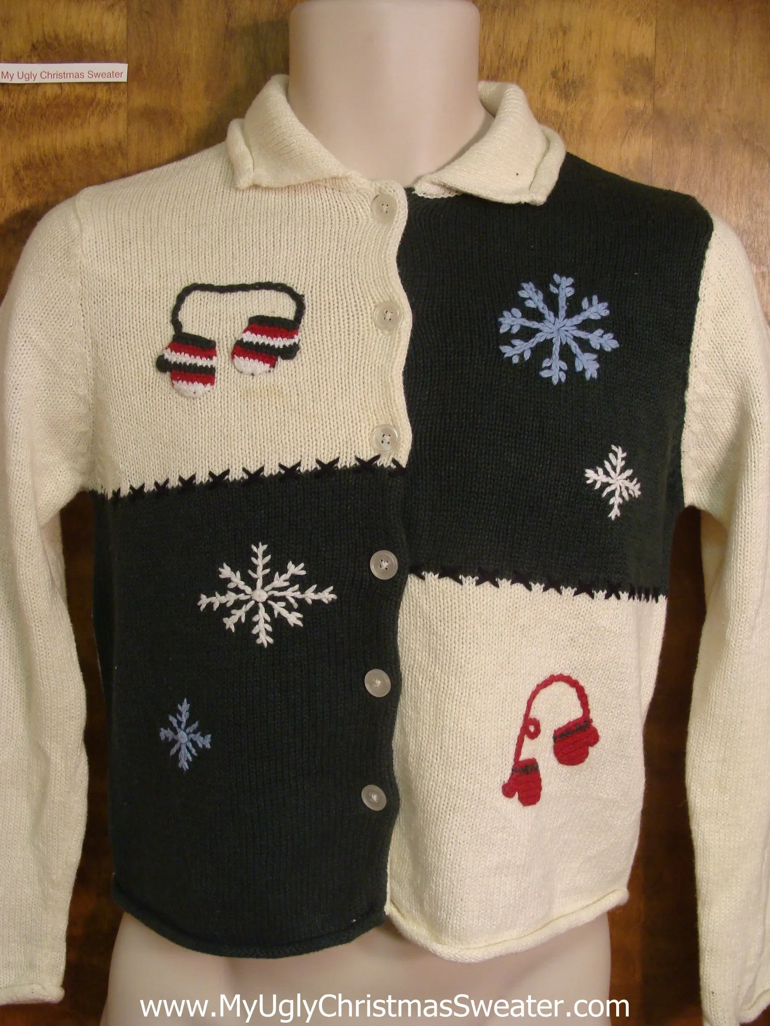 Patchwork Funny Christmas Sweater