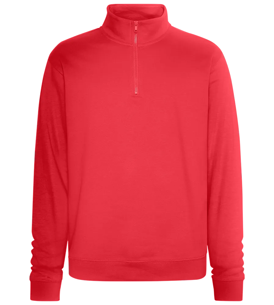 Premium Unisex Zip-Neck Pullover