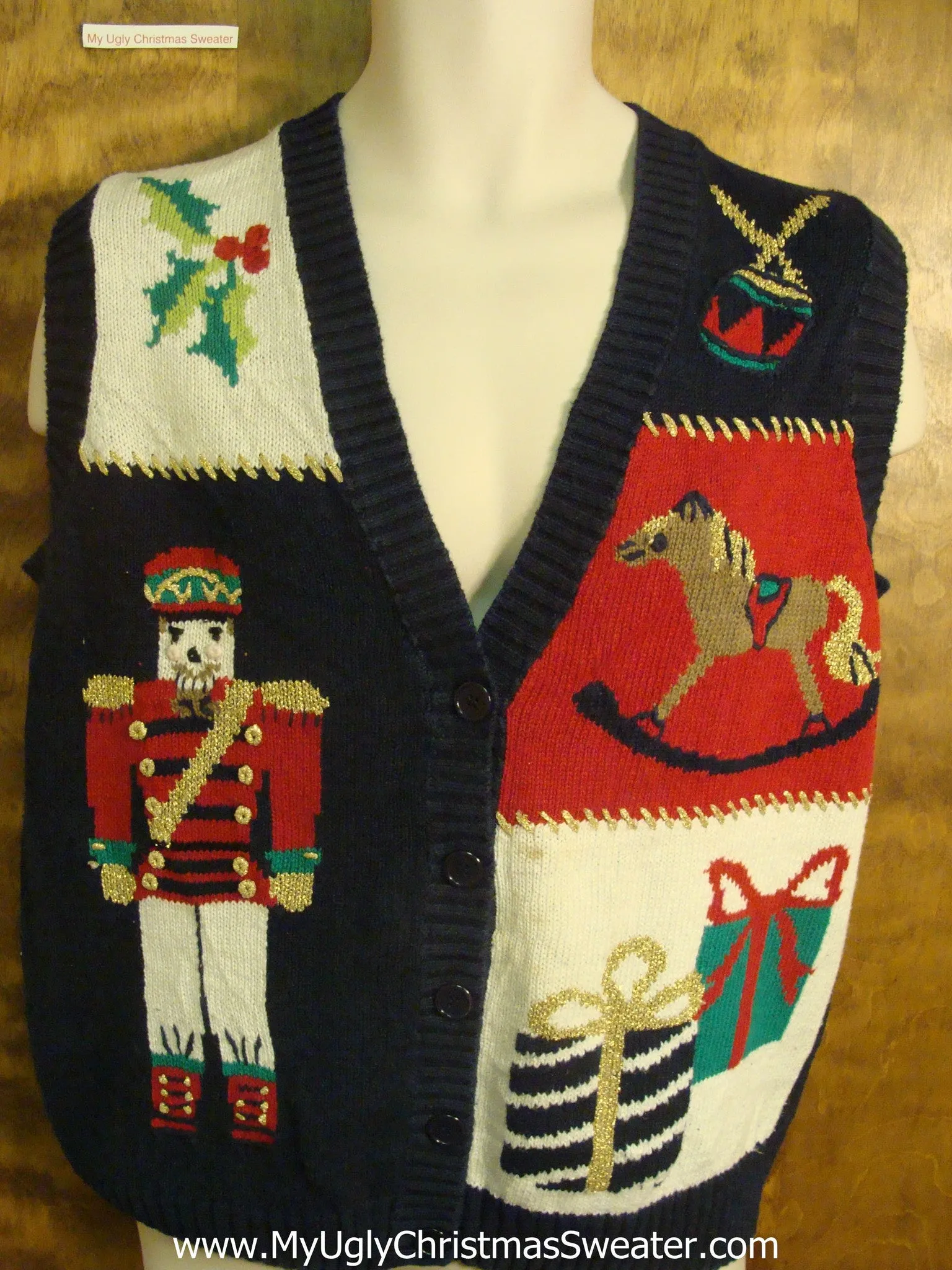 Presents Galore Bad Christmas Sweater Vest