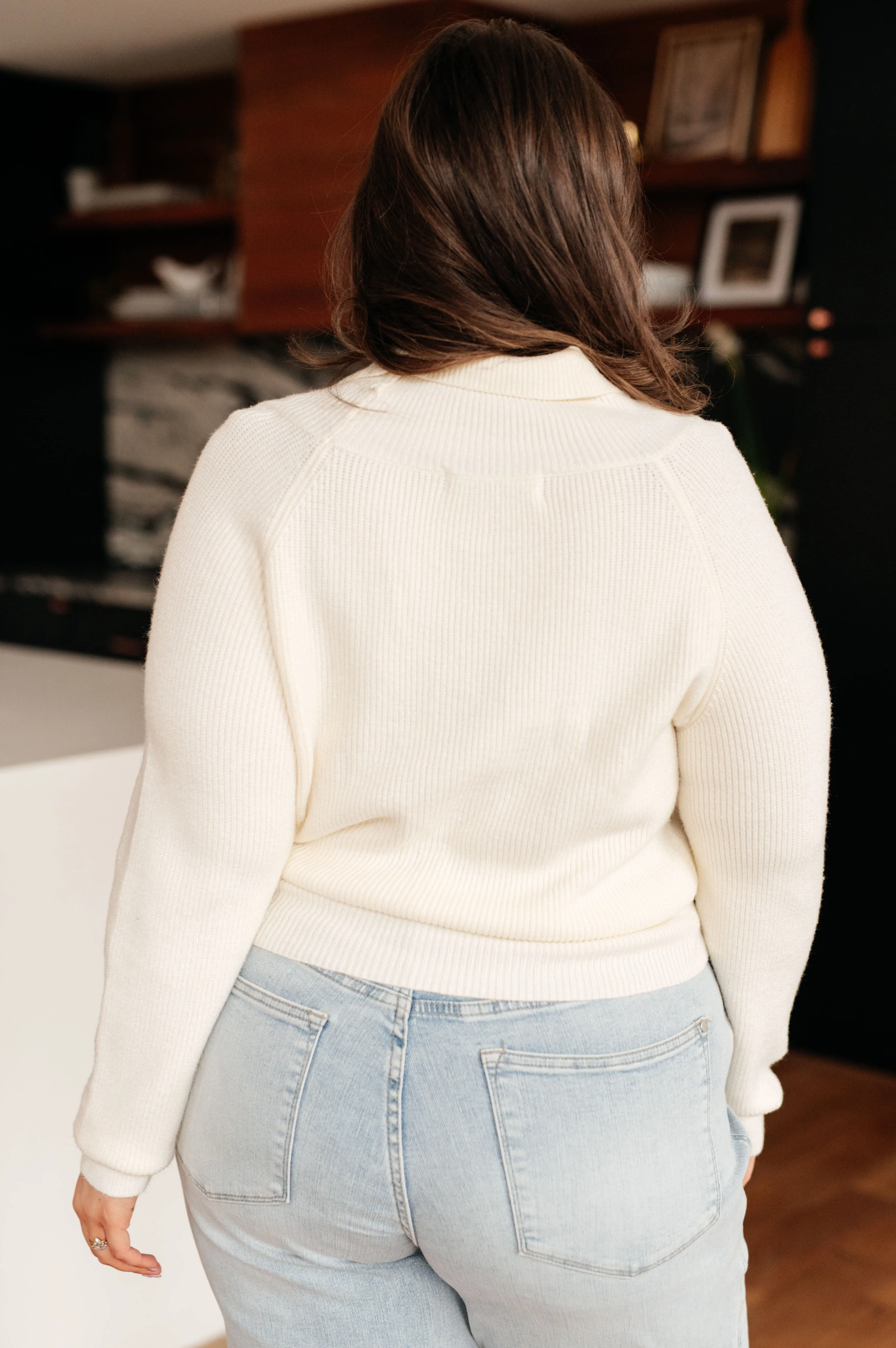 Requisite Request Surplice Crop Sweater - One Eleven North