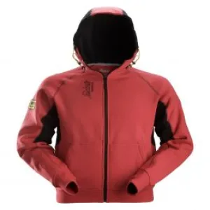 Snickers&#x20;2816&#x20;Hoodie&#x20;Zipped&#x20;Logo&#x20;-&#x20;Chili&#x20;Red