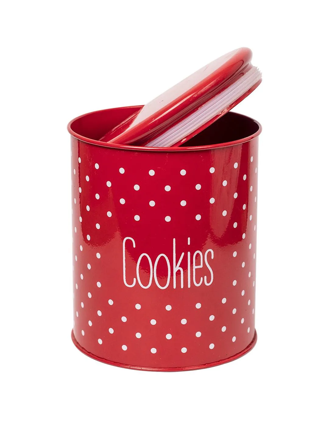 Stylish Red Cookies Jar