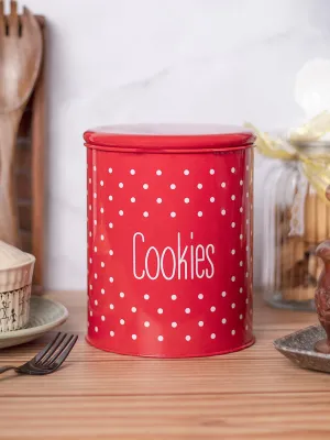 Stylish Red Cookies Jar