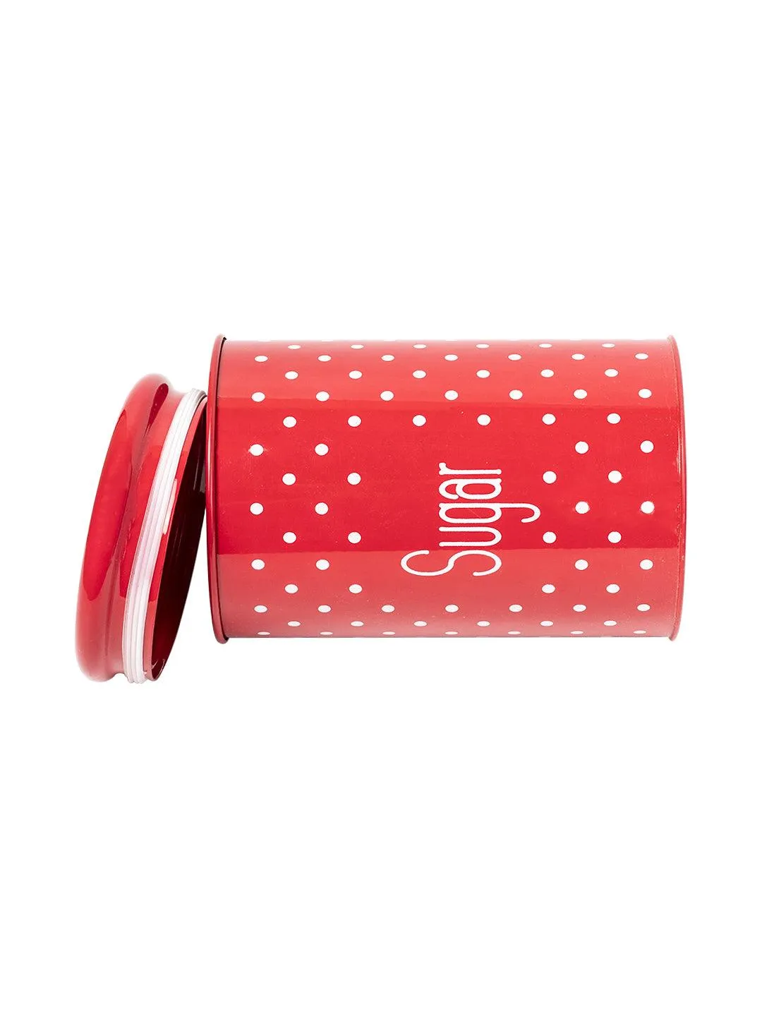 Stylish Red Sugar Jar