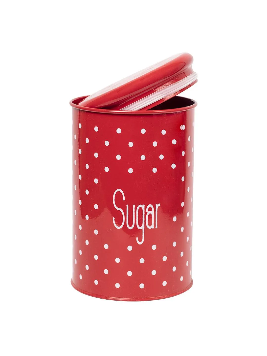 Stylish Red Sugar Jar