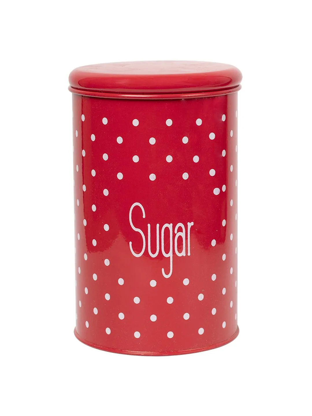 Stylish Red Sugar Jar