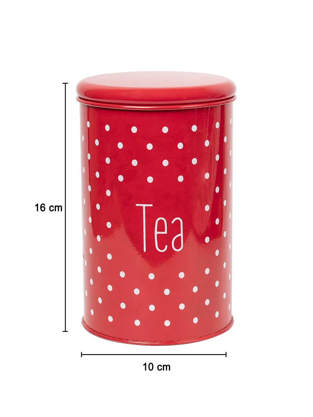 Stylish Red Tea Jar