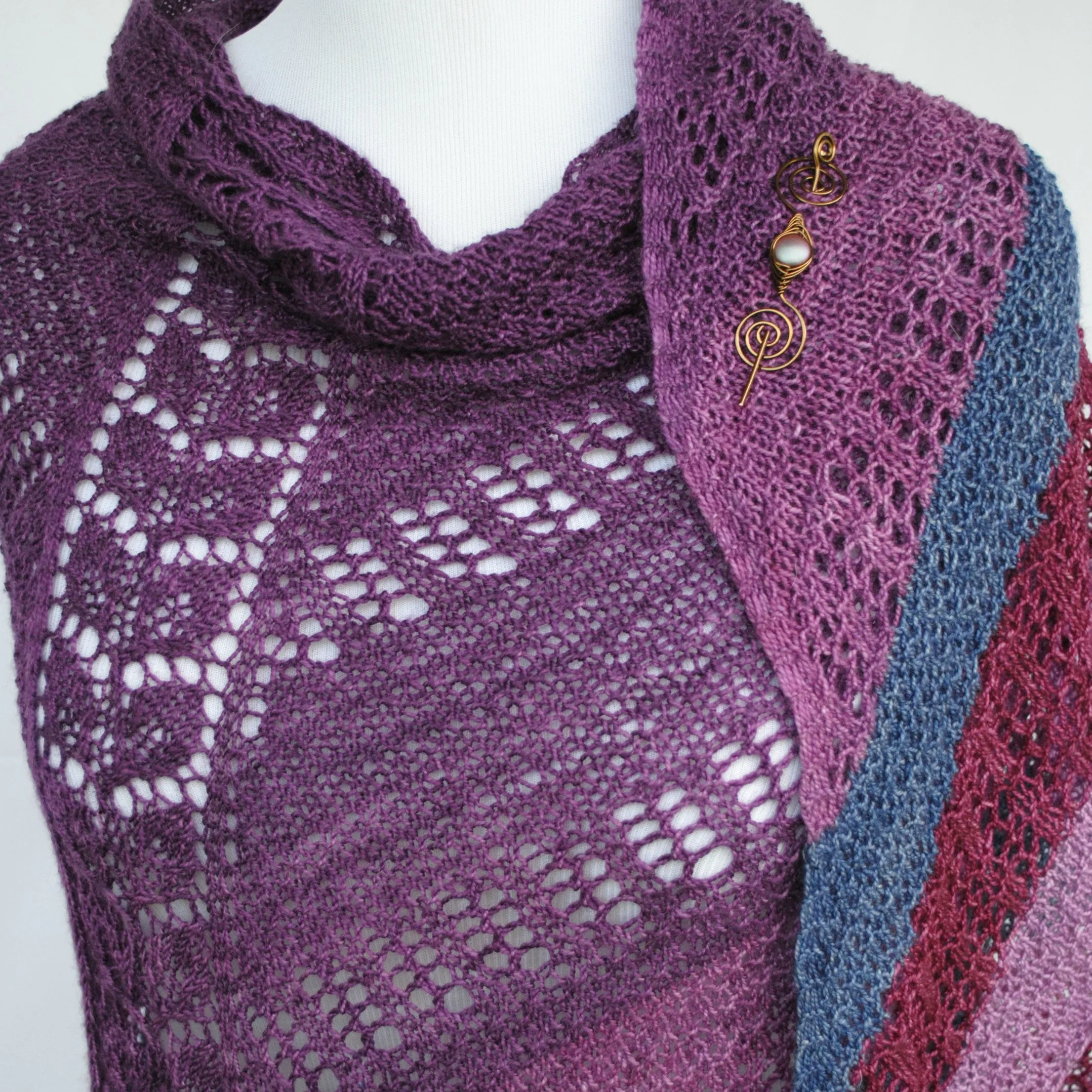 Ways to Grow PDF Knitting Pattern Download Triangle Shawl