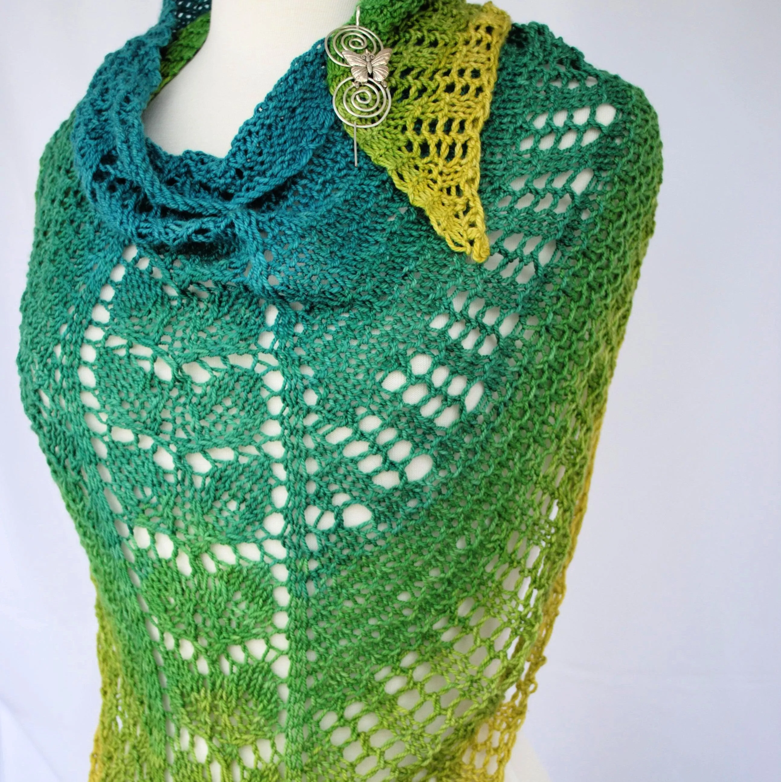 Ways to Grow PDF Knitting Pattern Download Triangle Shawl