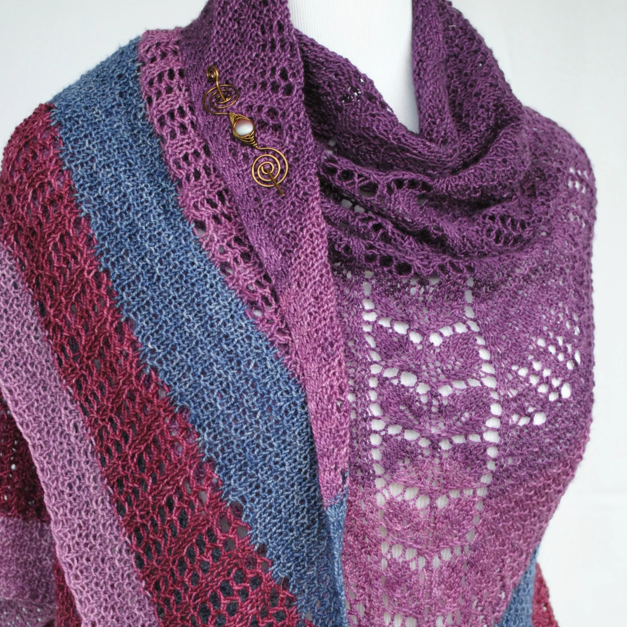 Ways to Grow PDF Knitting Pattern Download Triangle Shawl