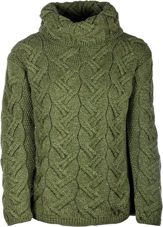 Women's Supersoft Merino Wool Chunky Cable Sweater by Aran Mills - 5 Colours