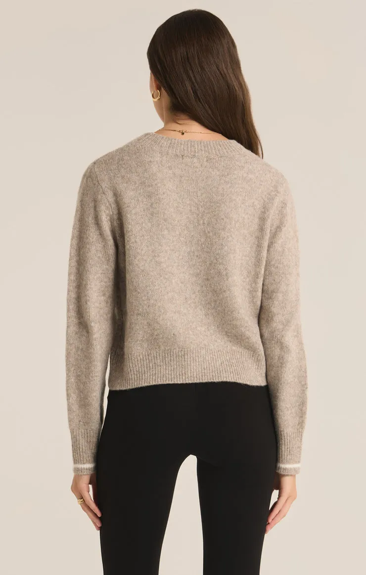 Z-Supply Amour Milan Sweater - HEATHER TAUPE